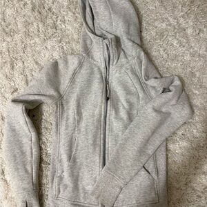 Lululemon Scuba Light Gray Hoodie